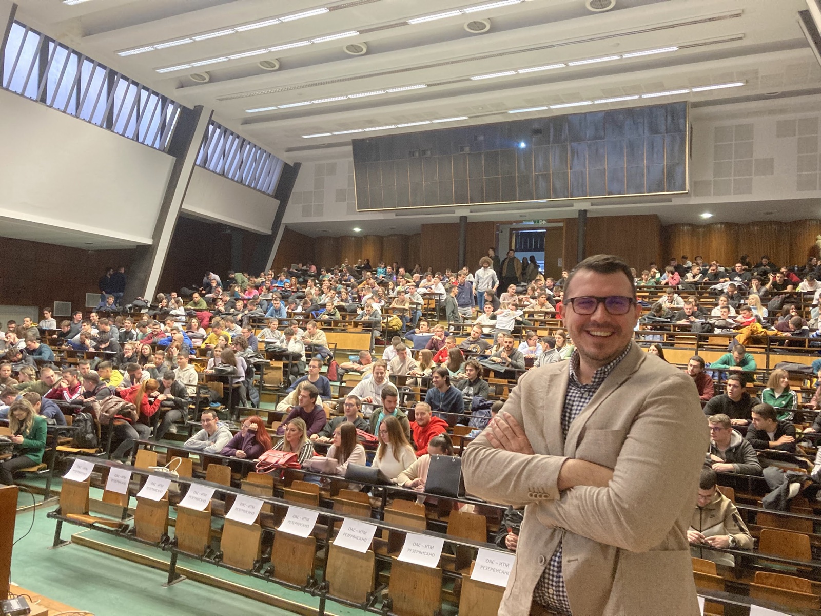 Mladen Ranković predaje na Mašinskom fakultetu u Beogradu, 2025
